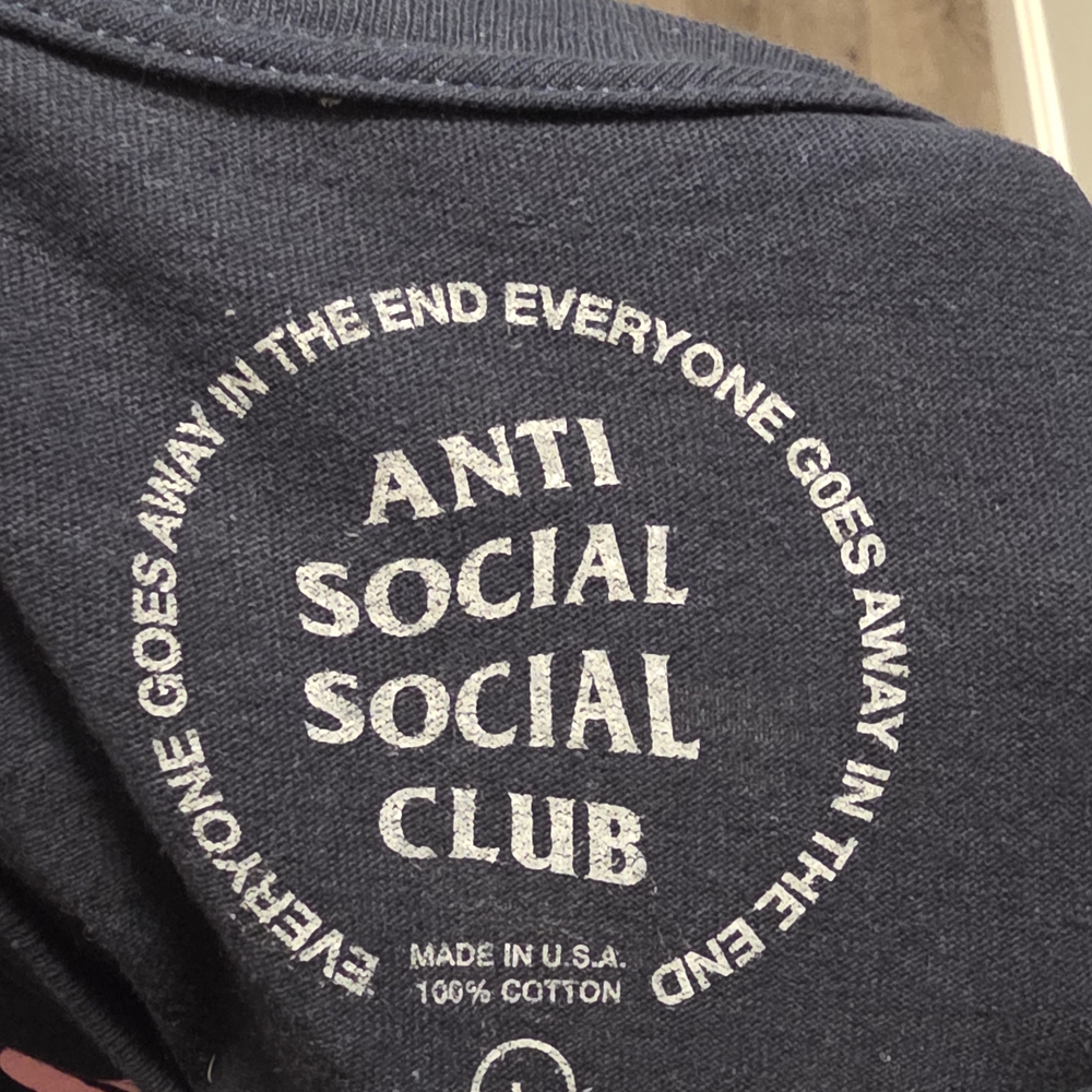 Anti Social Social Club x Usps Mens Large T Shirt - Picture 5 of 5